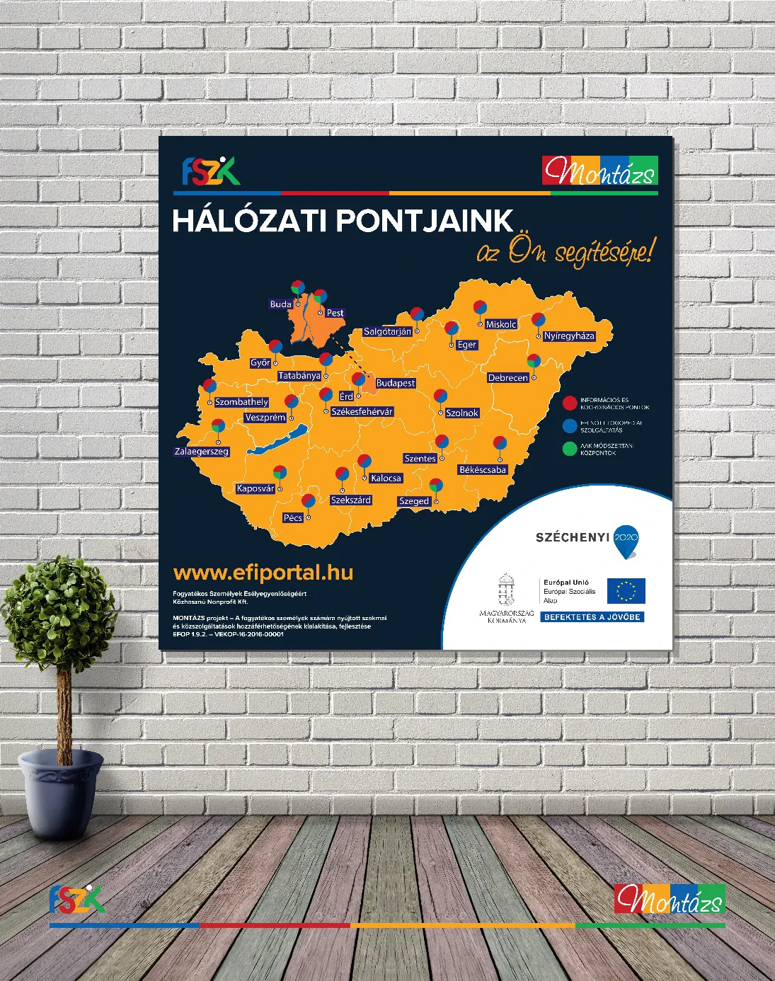 Hálózati Pontjaink